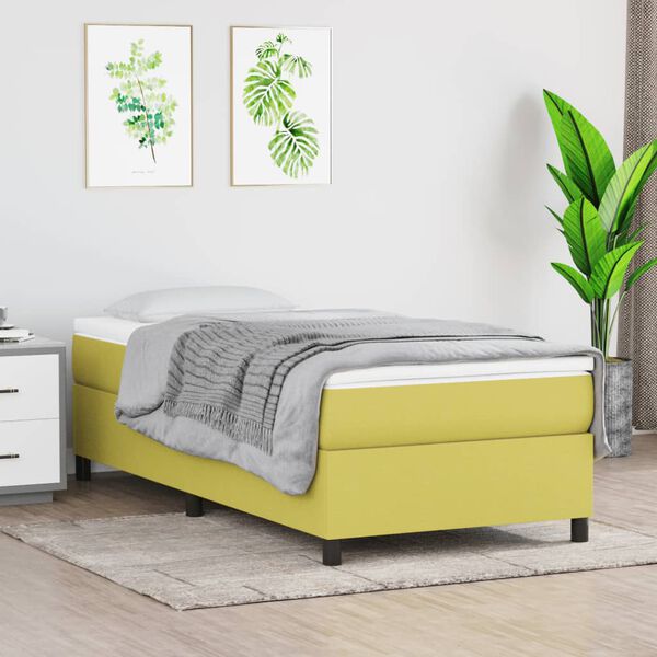 vidaXL &Kappa;&rho;&epsilon;&beta;ά&tau;&iota; Boxspring &mu;&epsilon; &Sigma;&tau;&rho;ώ&mu;&alpha; &Pi;&rho;ά&sigma;&iota;&nu;&omicron; 90x190 &epsilon;&kappa;.&Upsilon;&phi;&alpha;&sigma;&mu;ά&tau;&iota;&nu;&omicron;