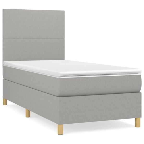 vidaXL &Kappa;&rho;&epsilon;&beta;ά&tau;&iota; Boxspring &mu;&epsilon; &Sigma;&tau;&rho;ώ&mu;&alpha; &Alpha;&nu;&omicron;&iota;&chi;&tau;ό &Gamma;&kappa;&rho;&iota; 80x200 &epsilon;&kappa;. &Upsilon;&phi;&alpha;&sigma;&mu;ά&tau;&iota;&nu;&omicron;