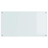 vidaXL Πίσω Πάνελ Κουζίνας 2 pcs Λευκό 110 x 60 cm σκληρυμένο γυαλί