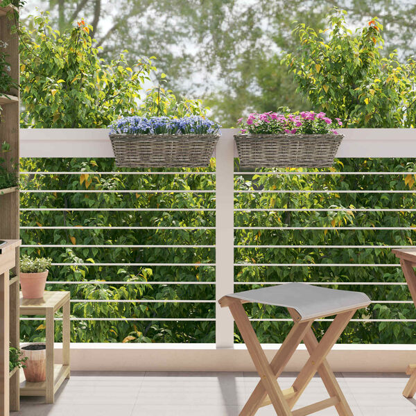 vidaXL &Kappa;&rho;&epsilon;&mu;&alpha;&sigma;&tau;ό &Kappa;&alpha;&lambda;ά&theta;&iota; &Gamma;&lambda;ά&sigma;&tau;&rho;&alpha;&sigmaf; 2 pcs &Gamma;&kappa;&rho;&iota; 48 x 22 x 15 &epsilon;&kappa;.