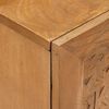vidaXL Σετ Επίπλων Μπάνιου με συρτάρι 3 pcs Καφέ 38 x 33 x 160 εκ.