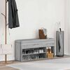 Πάγκος παπουτσιών vidaXL Γκρι Sonoma 102x30,5x45cm Κατασκευασμένο ξύλο