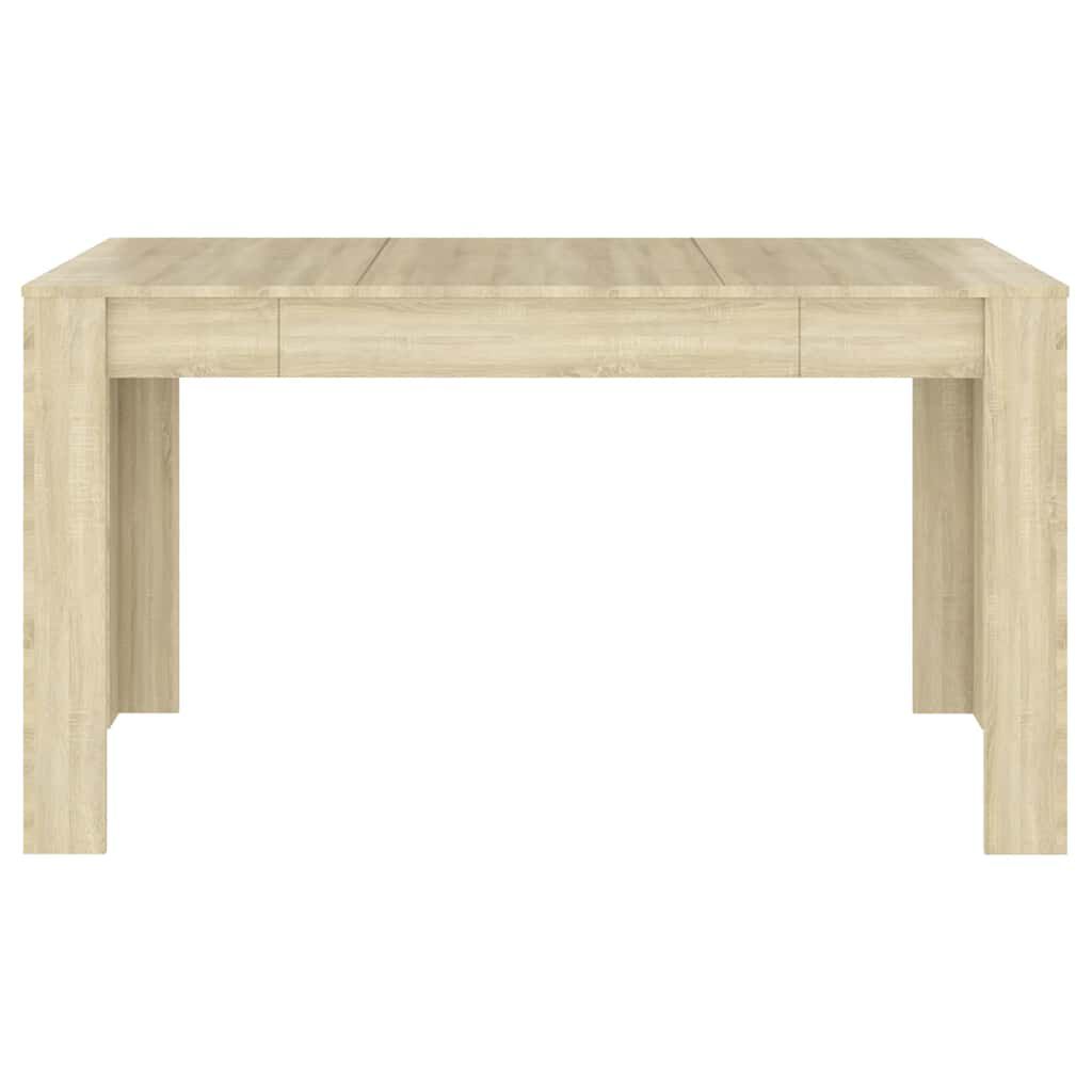 vidaXL Τραπεζαρία Sonoma Δρυς 140 x 74,5 x 76 εκ. Επεξεργασμένο Ξύλο