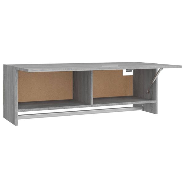 vidaXL Ντουλάπα Γκρι Sonoma 100x32,5x35 εκ. από Επεξεργασμένο Ξύλο