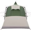 vidaXL Σκηνίτσα Teepee με στέγη Πράσινο 720 x 465 x 295 εκ