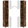 vidaXL Σετ Επίπλων Μπάνιου 5 pcs Καπνιστή δρυς 61 x 35 x 64 εκ.