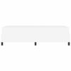 vidaXL Σκελετός κρεβατιού με στρώμα Λευκό 90 x 190 cm Τεχνητό δέρμα