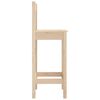 vidaXL Καρέκλες Μπαρ 2 τεμ. 40x41,5x112 εκ. Μασίφ Ξύλο Πεύκου
