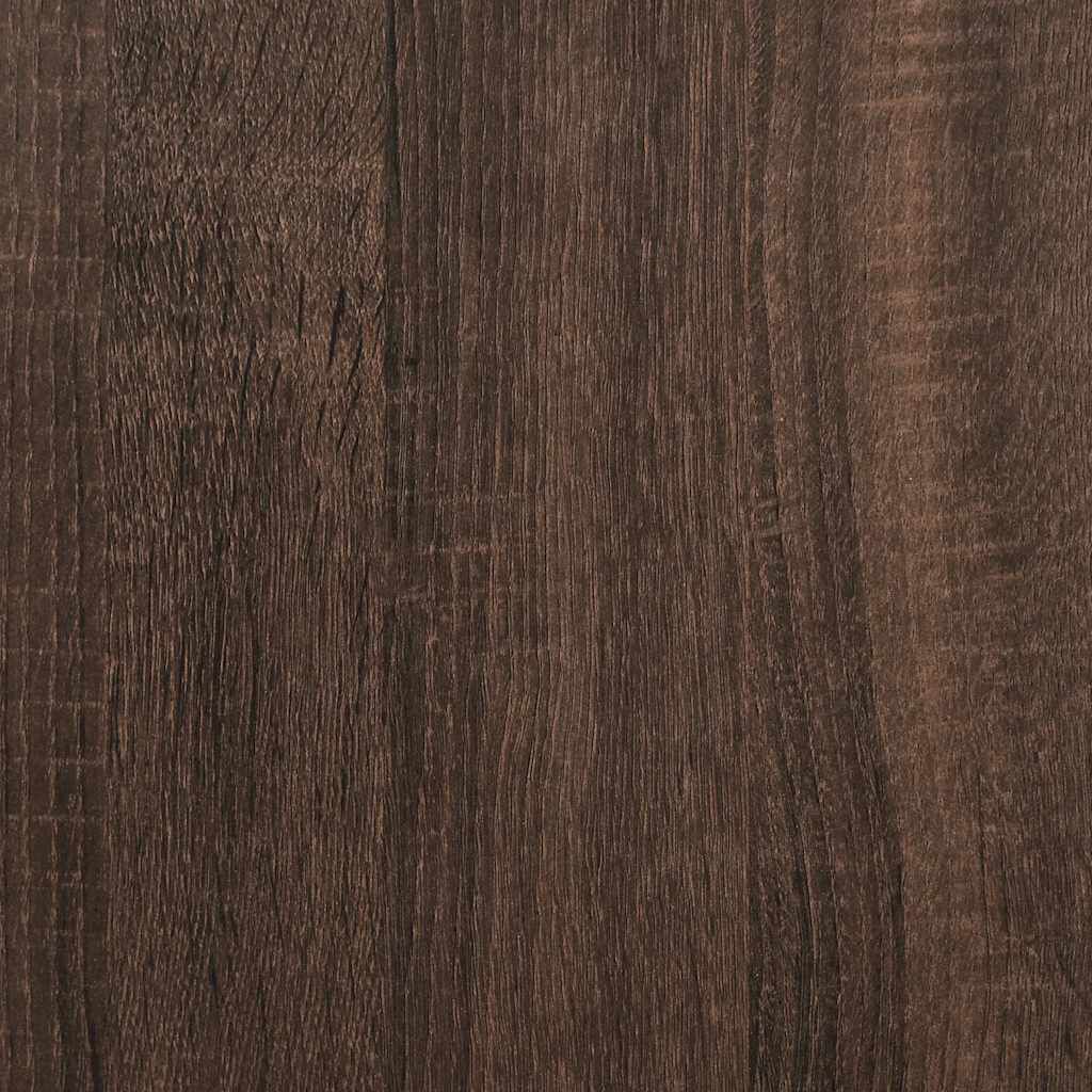 vidaXL Παπουτσοθήκη Καπνιστή Δρυς 90x38x61,5εκ. από Επεξεργασμένο Ξύλο