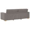 vidaXL Σετ Καναπέ με μαξιλάρι 3 pcs Taupe 220 x 78 x 84 εκ. ύφασμα
