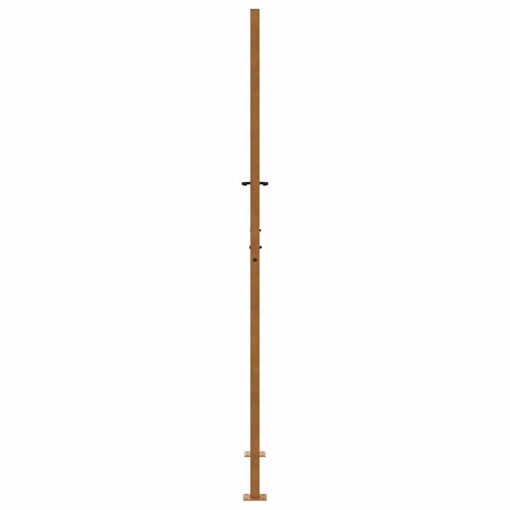 vidaXL Πύλη κήπου 105x205 cm Weathering Steel Trace Design