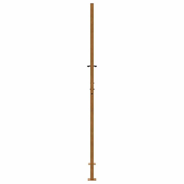 vidaXL Πύλη κήπου 105x205 cm Weathering Steel Trace Design