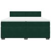 vidaXL &Kappa;&rho;&epsilon;&beta;ά&tau;&iota; Boxspring &mu;&epsilon; &Sigma;&tau;&rho;ώ&mu;&alpha; &Sigma;&kappa;&omicron;ύ&rho;&omicron; &Pi;&rho;ά&sigma;&iota;&nu;&omicron; 200x200&epsilon;&kappa;. &Beta;&epsilon;&lambda;&omicron;ύ&delta;&iota;&nu;&omicron;