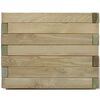 vidaXL Ζαρντινιέρα Υπερυψωμένη Τετράγωνη 50 x 50 x 40 εκ. Ξύλινη