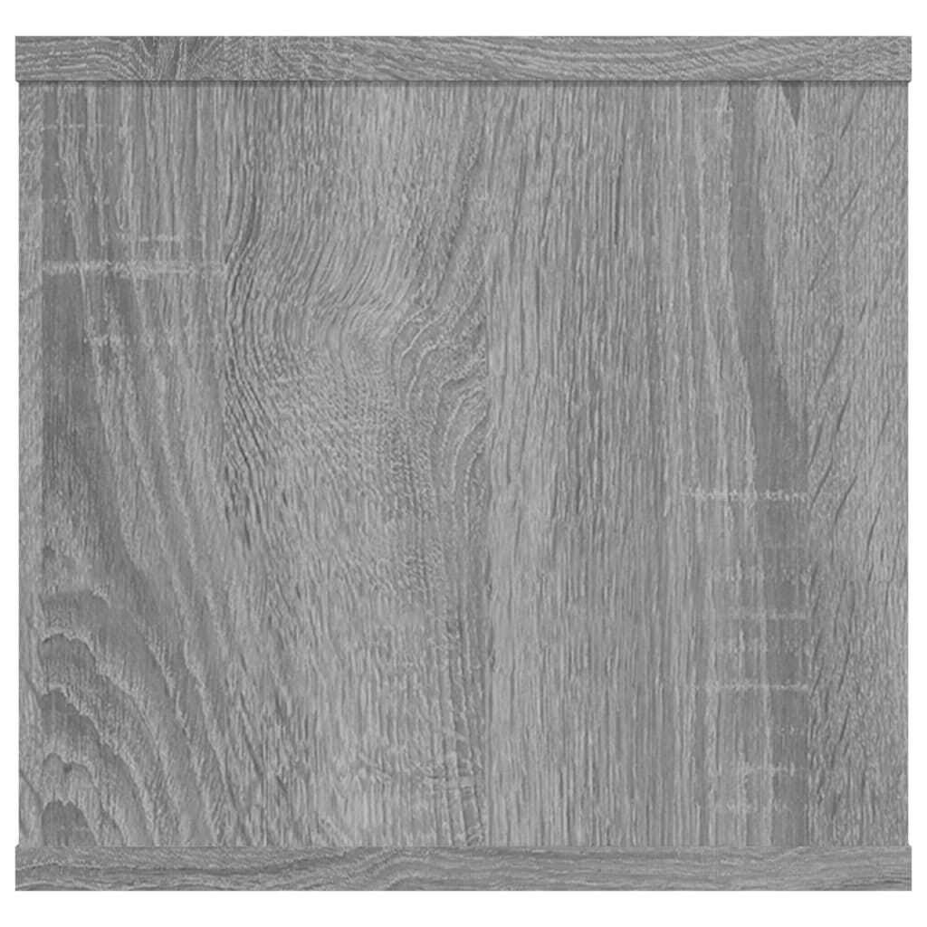 vidaXL Ραφιέρα Τοίχου Γκρι Sonoma 102x30x29 εκ. Επεξεργασμένο Ξύλο