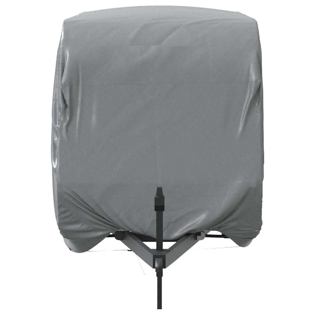vidaXL Κάλυμμα τροχόσπιτου Γκρι 550x250x220 cm Μη υφασμένο ύφασμα