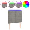 vidaXL &Kappa;&epsilon;&phi;&alpha;&lambda;ά&rho;&iota; &Kappa;&rho;&epsilon;&beta;&alpha;&tau;&iota;&omicron;ύ LED &Alpha;&nu;&omicron;&iota;&chi;&tau;ό &Gamma;&kappa;&rho;&iota; 90x5x118/128 &epsilon;&kappa;. &Beta;&epsilon;&lambda;&omicron;ύ&delta;&iota;&nu;&omicron;