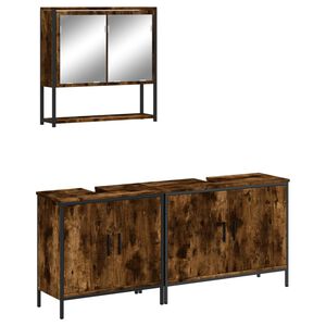 vidaXL &Sigma;&epsilon;&tau; &Epsilon;&pi;ί&pi;&lambda;&omega;&nu; &Mu;&pi;ά&nu;&iota;&omicron;&upsilon; 3 &Tau;&epsilon;&mu;&alpha;&chi;ί&omega;&nu; &Kappa;&alpha;&pi;&nu;&iota;&sigma;&tau;ή &Delta;&rho;&upsilon;&sigmaf; &Epsilon;&pi;&epsilon;&xi;&epsilon;&rho;&gamma;&alpha;&sigma;&mu;έ&nu;&omicron; &Xi;ύ&lambda;&omicron;