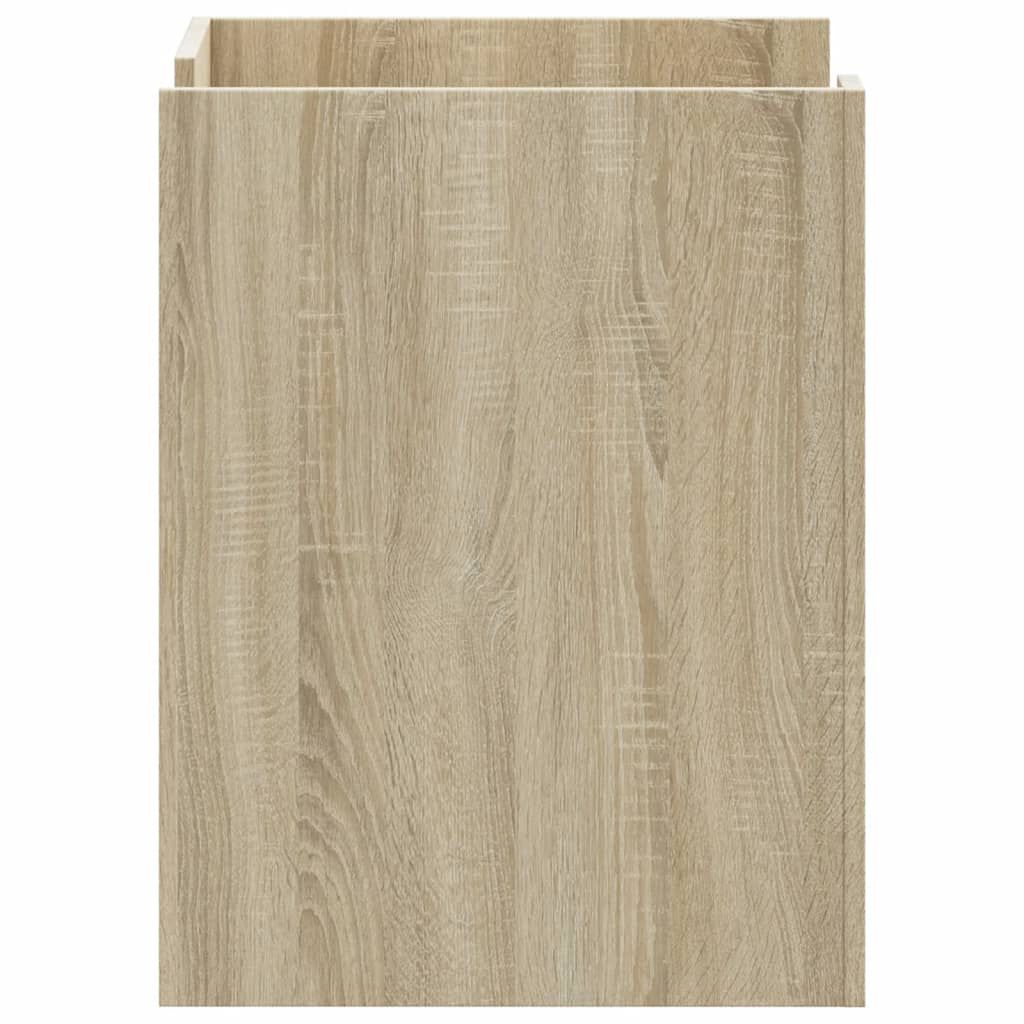 vidaXL Κομοδίνο Sonoma Δρυς 45x50x65 εκ. από Επεξεργασμένο Ξύλο