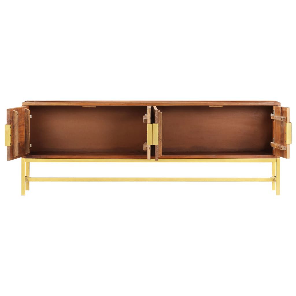 vidaXL Έπιπλο Τηλεόρασης 140 x 30 x 50 εκ. από Μασίφ Ξύλο Ακακίας