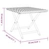 vidaXL Τραπέζι Πτυσσόμενο Γκρι 45 x 35 x 32 εκ. από Συνθετικό Ρατάν