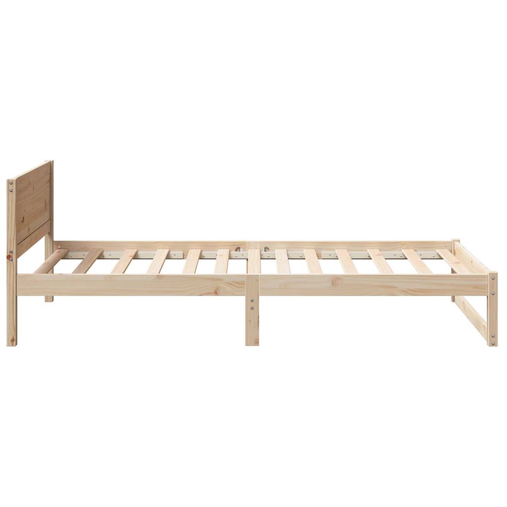 vidaXL Κρεβάτι Φυσικό Μασίφ Ξύλο Πεύκου 90 x 190 cm Μετατρέψιμο
