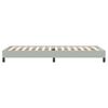 vidaXL Box Spring κρεβάτι χωρίς στρώμα ανοιχτό γκρι 80x220cm Βελούδινο