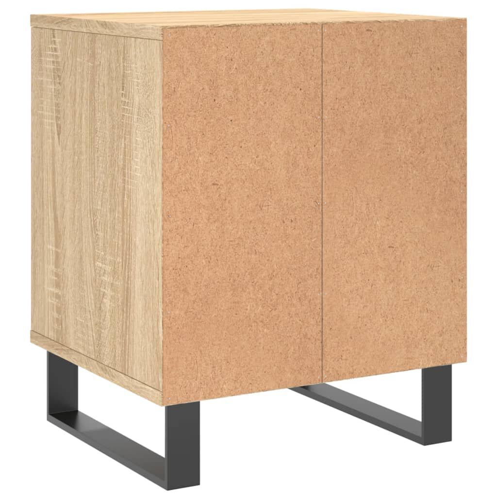 vidaXL Κομοδίνα 2 τεμ. Sonoma Δρυς 40 x 35 x 50 εκ. από Επεξεργ. Ξύλο