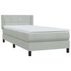 vidaXL Box Spring &kappa;&rho;&epsilon;&beta;ά&tau;&iota; &mu;&epsilon; &sigma;&tau;&rho;ώ&mu;&alpha; &alpha;&nu;&omicron;&iota;&chi;&tau;ό &gamma;&kappa;&rho;&iota; 90x220 &epsilon;&kappa;. &Beta;&epsilon;&lambda;&omicron;ύ&delta;&iota;&nu;&omicron;