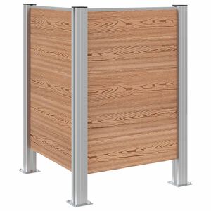 vidaXL &Phi;&rho;ά&chi;&tau;&eta;&sigmaf; &Sigma;&kappa;&omicron;&upsilon;&pi;&iota;&delta;&iota;ώ&nu; &Kappa;&alpha;&phi;έ 85 x 85 x 115 cm &Alpha;&lambda;&omicron;&upsilon;&mu;ί&nu;&iota;&omicron; &kappa;&alpha;&iota; WPC