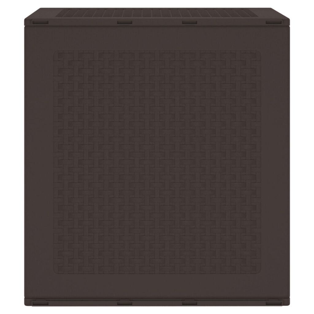 vidaXL Καφέ Σεντούκι Αποθήκευσης Κήπου 55x53x57 εκ. PP