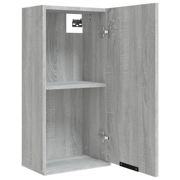 vidaXL Ντουλάπι Μπάνιου Επιτοίχιο Γκρι sonoma 32 x 20 x 67 εκ.