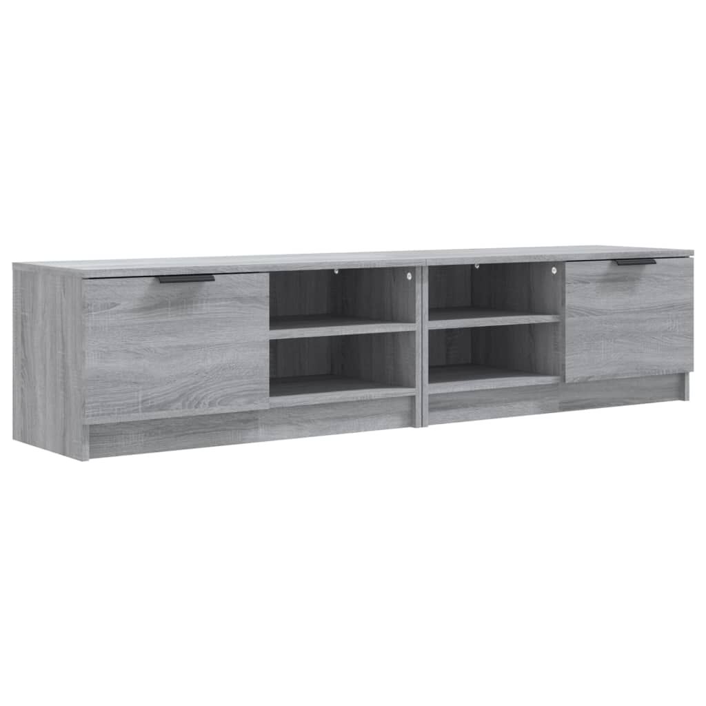 vidaXL Έπιπλα Τηλεόρασης 2 τεμ. Γκρι Sonoma 80x35x36,5 εκ. Επεξ. Ξύλο
