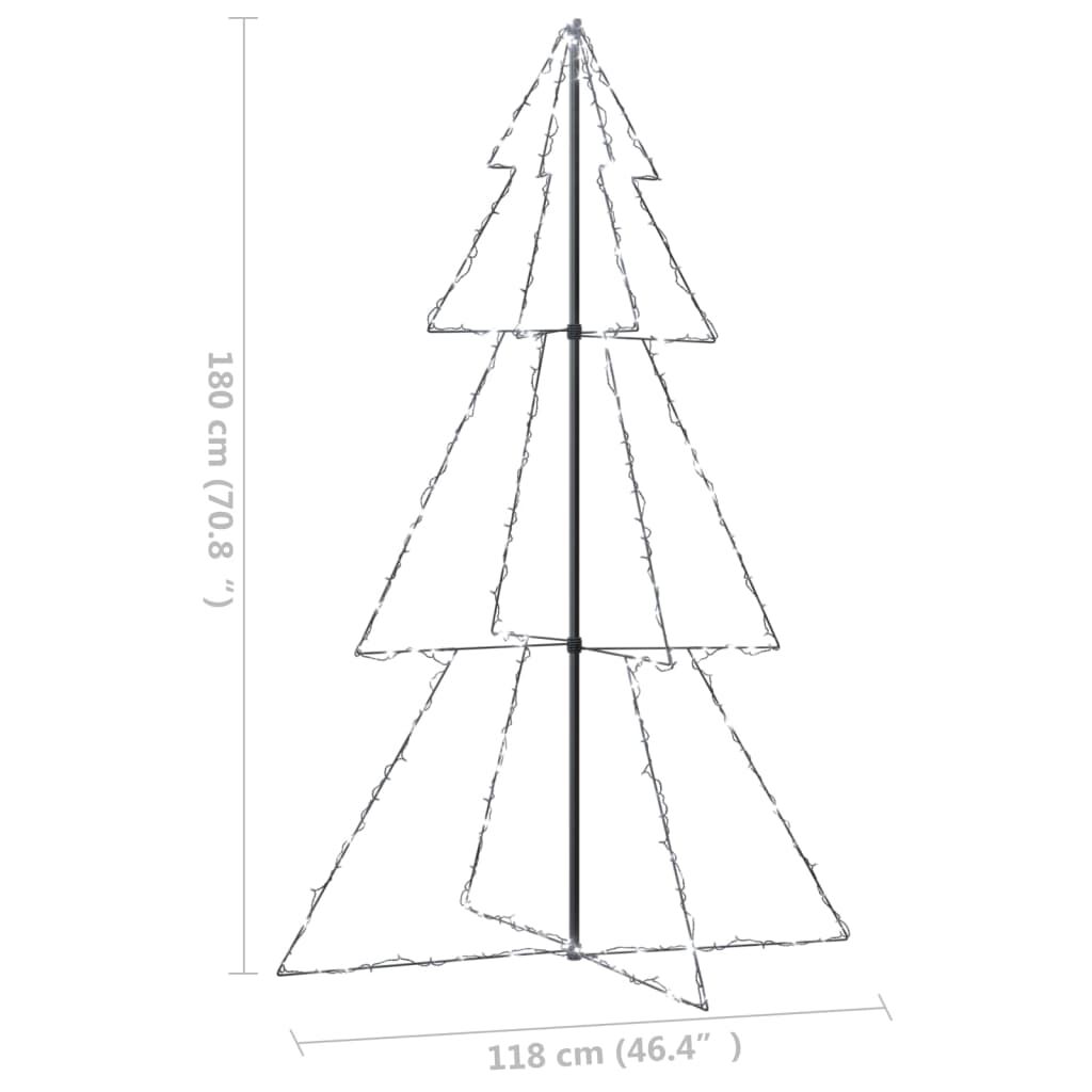 vidaXL Δέντρο από Φωτάκια 240 LED Εσωτ./Εξωτ. Χώρου 118 x 180 εκ.