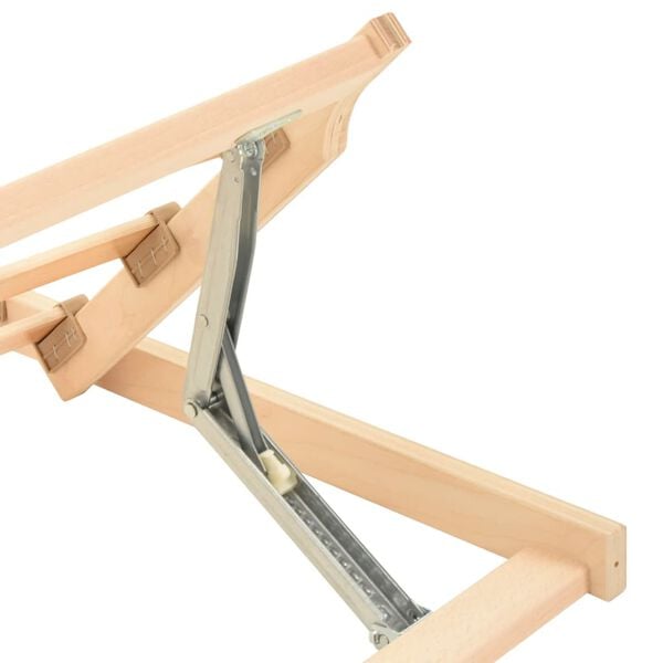 vidaXL Τελάρο Κρεβατιού με 13 Σανίδες 70x200 εκ Ρυθμιζ. Τμήμα Κεφαλιού