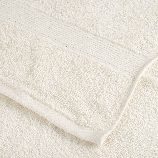 vidaXL Πετσέτες Χεριών Premium SOLUND 10Τ Κρεμ 50x100εκ 600 γρ/μ²