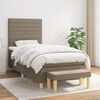 vidaXL &Kappa;&rho;&epsilon;&beta;ά&tau;&iota; Boxspring &mu;&epsilon; &Sigma;&tau;&rho;ώ&mu;&alpha; Taupe 90x190 &epsilon;&kappa;.&Upsilon;&phi;&alpha;&sigma;&mu;ά&tau;&iota;&nu;&omicron;