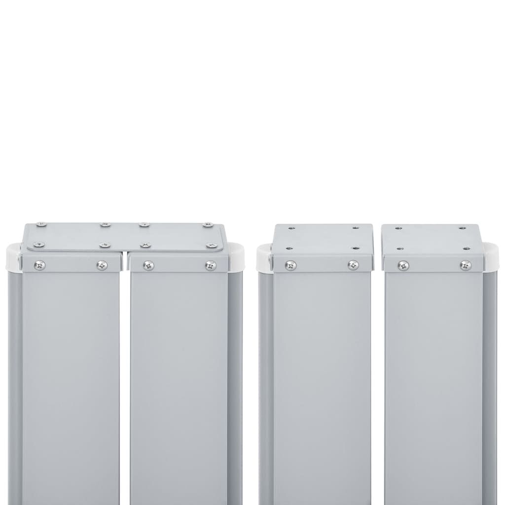 vidaXL Σκίαστρο Πλαϊνό Συρόμενο Καφέ 140 x 1000 εκ.
