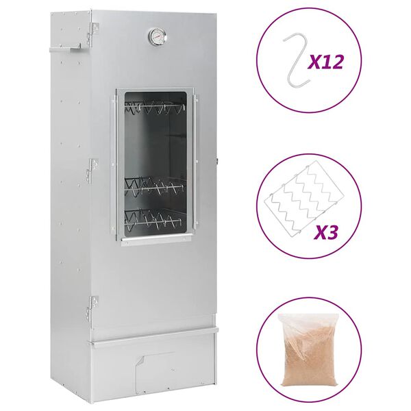 vidaXL &Phi;&omicron;ύ&rho;&nu;&omicron;&sigmaf; &Mu;&pi;ά&rho;&mu;&pi;&epsilon;&kappa;&iota;&omicron;&upsilon; &mu;&epsilon; &Pi;&rho;&iota;&omicron;&nu;ί&delta;&iota; 44,5x29x110 &epsilon;&kappa;. &Gamma;&alpha;&lambda;&beta;&alpha;&nu;. &Alpha;&tau;&sigma;ά&lambda;&iota;