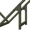 vidaXL Ράφι για καυσόξυλα 50x25x50 εκ. Ατσάλι ψυχρής έλασης