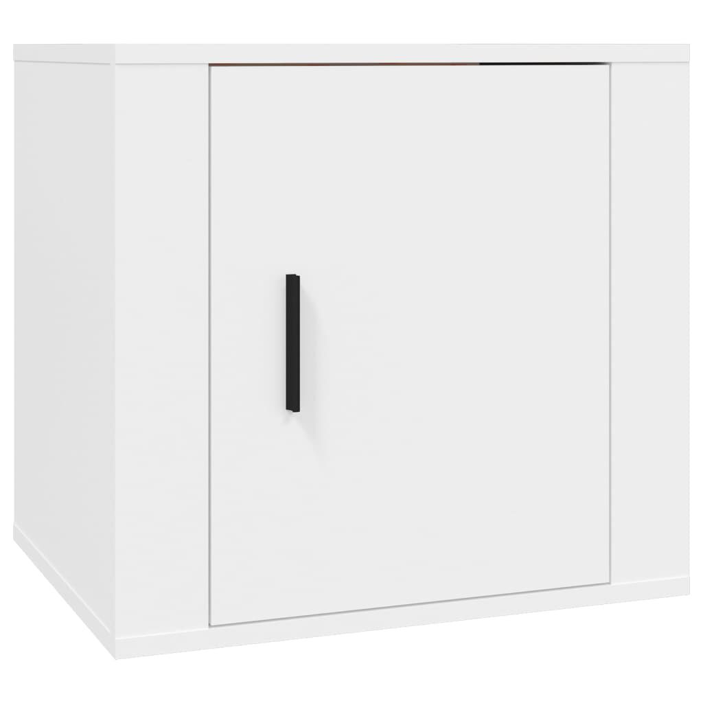 vidaXL Κομοδίνα 2 τεμ. Λευκά 50x39x47 εκ.