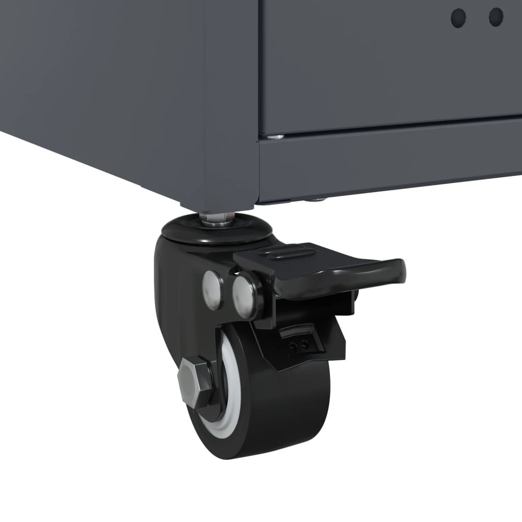 vidaXL Έπιπλο Τηλεόρασης Μαύρο 68x39x43,5 εκ. Χάλυβας