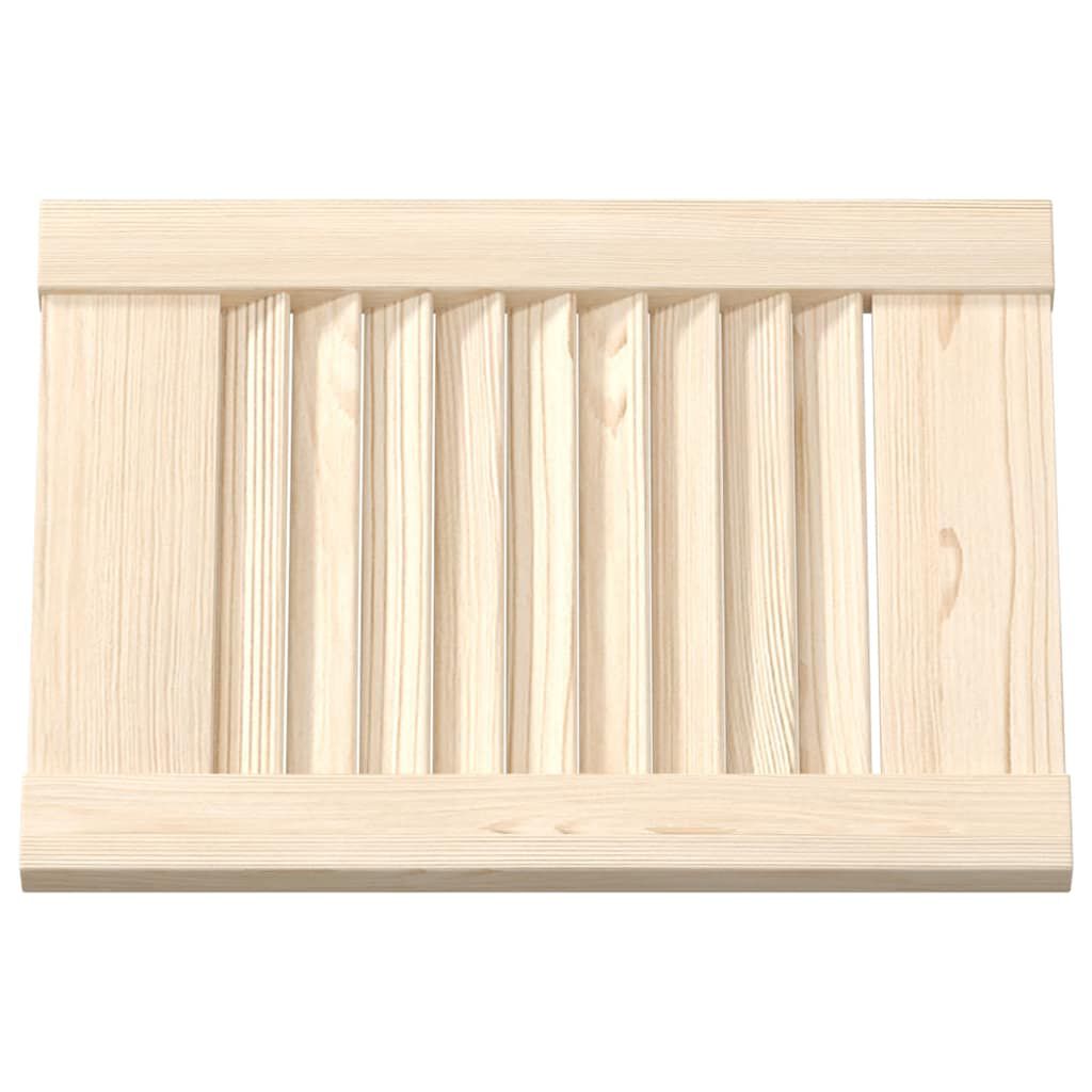 vidaXL Πόρτες ντουλαπιών Louvred Design 2 τεμάχια 39,5x29,5 cm