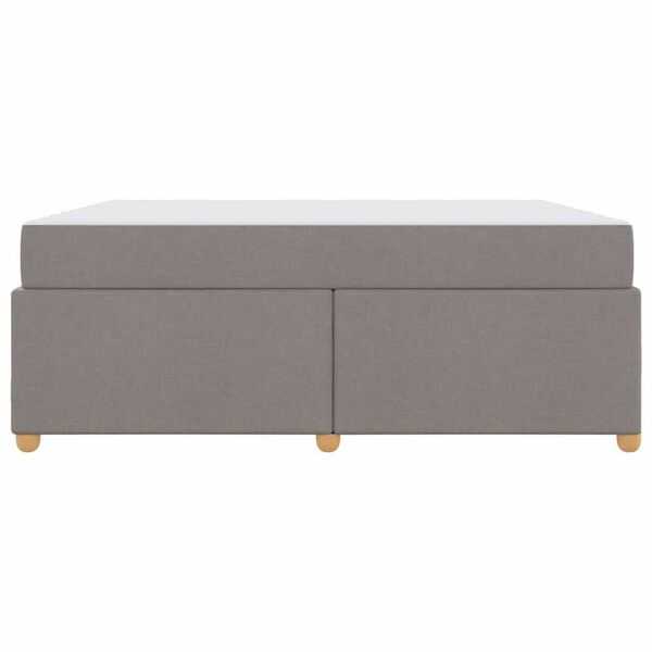 vidaXL Σκελετός Κρεβατιού Άλλο Taupe 180 x 200 cm ύφασμα