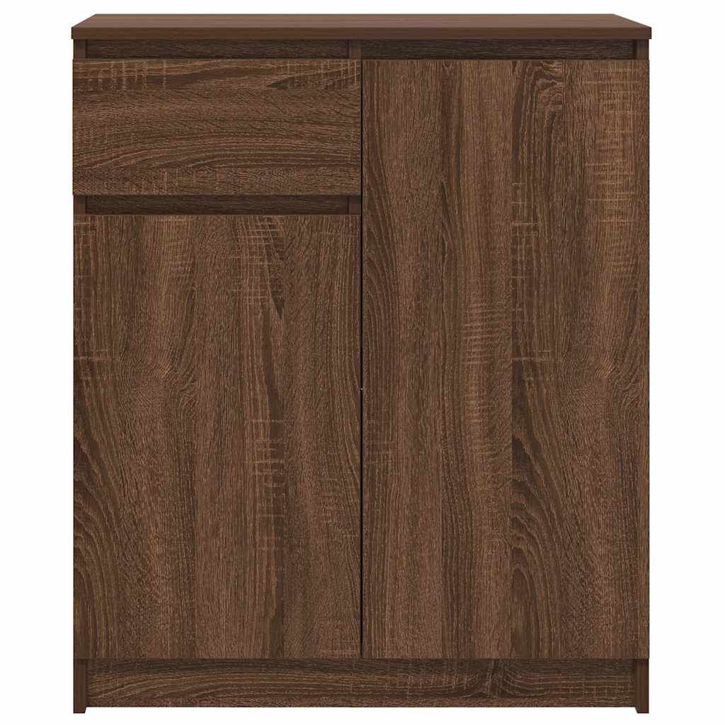 vidaXL Συρταριέρα με Συρτάρια καφέ δρυς 71x35x84 εκ. Επεξ. Ξύλο