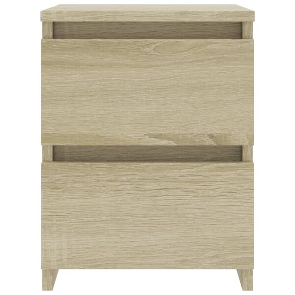 vidaXL Κομοδίνο Χρώμα Sonoma Δρυς 30 x 30 x 40 εκ. από Επεξ. Ξύλο