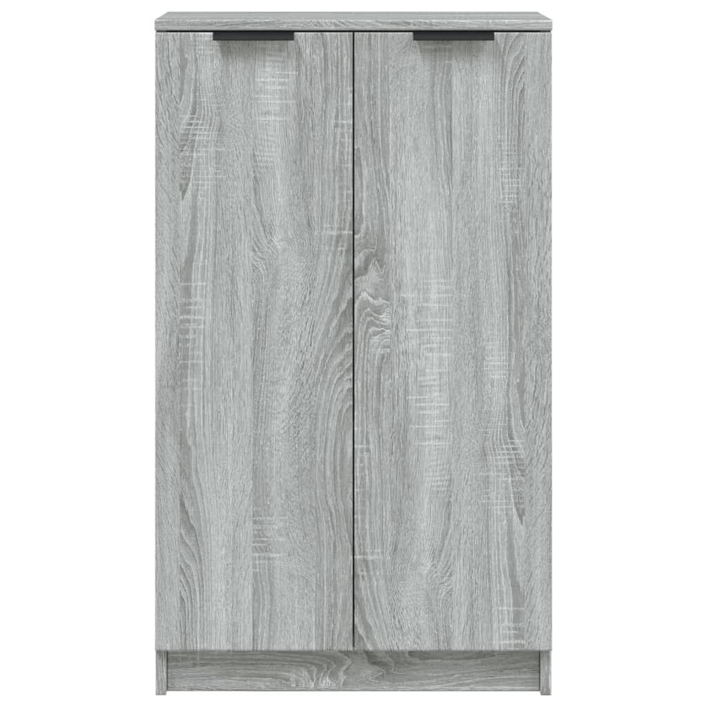 vidaXL Παπουτσοθήκη Γκρι Sonoma 59x35x100 εκ. από Επεξεργασμένο Ξύλο
