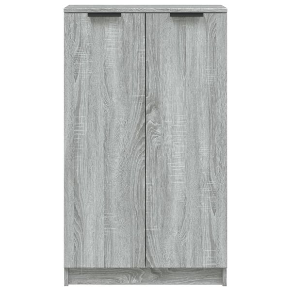 vidaXL Παπουτσοθήκη Γκρι Sonoma 59x35x100 εκ. από Επεξεργασμένο Ξύλο