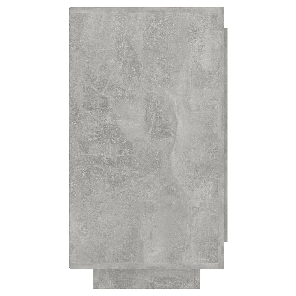 vidaXL Συρταριέρα Γκρι Σκυροδέματος 80 x 40 x 75 εκ.