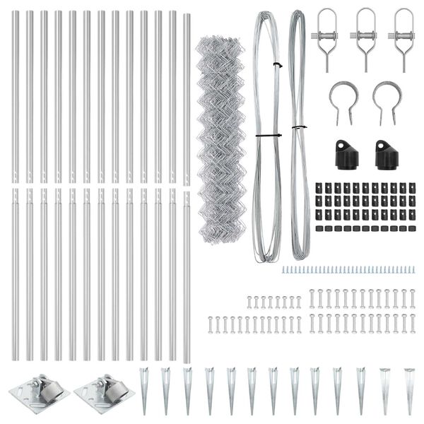 vidaXL &Sigma;&tau;ύ&lambda;&omicron;&sigmaf; &Pi;&epsilon;&rho;&iota;&phi;&rho;ά&xi;&epsilon;&omega;&nu; &Alpha;&sigma;&eta;&mu;ί 25 x 1,2 &mu; (60 x 60 mm &delta;ί&chi;&tau;&upsilon;) &Alpha;&tau;&sigma;ά&lambda;&iota;